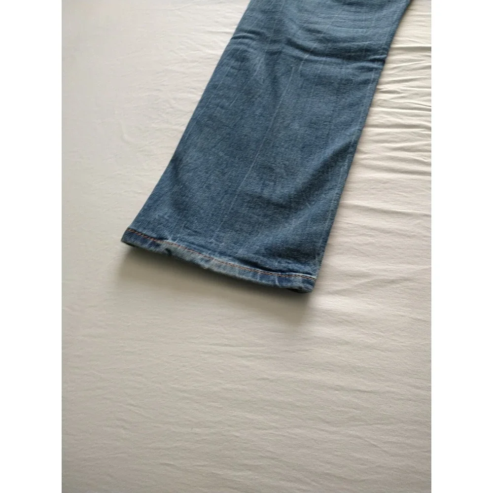 Levi's 514 Men's 36x32 Medium Wash Slim Straight Fit Stretch Denim Blue Jeans